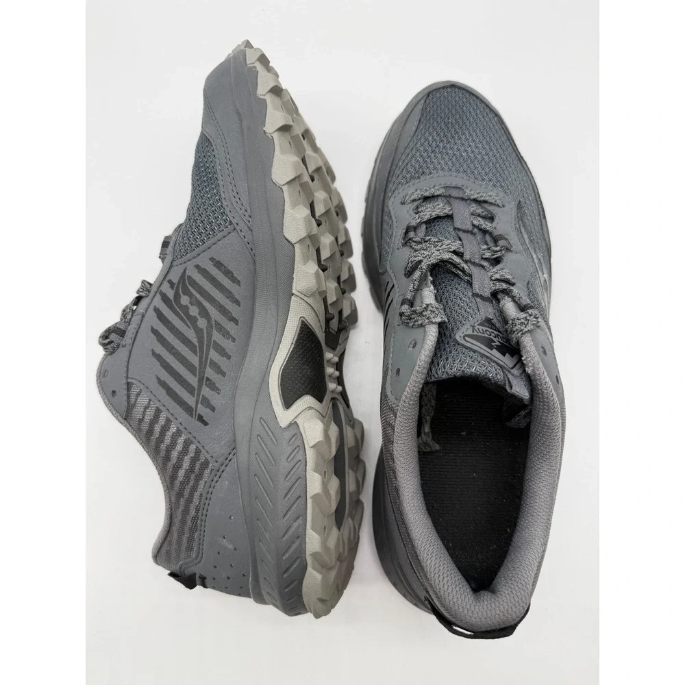 Saucony Excursion TR15 Trail Running Shoes Mens 10W Grey Excellent S20669-17